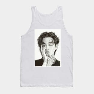 Kim Taehyung Cover Model Tank Top